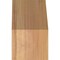 Ekena Millwork 3 1/2"W x 6"D x 6"H Merced Smooth Knee Brace, Western Red Cedar BRC04X06X06MRC00SWR - alternate 3